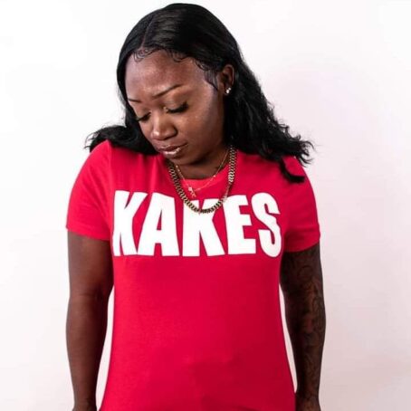 Bold Kakes Red/ White Letters