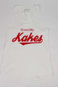 I Love My Kakes  (White & Red Tank)