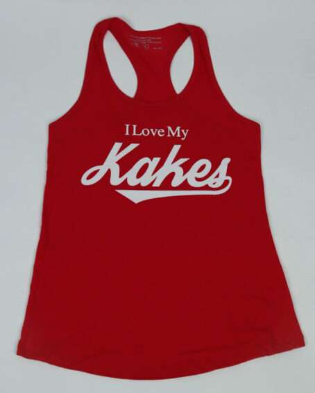 I Love My Kakes (Red & White Tank)
