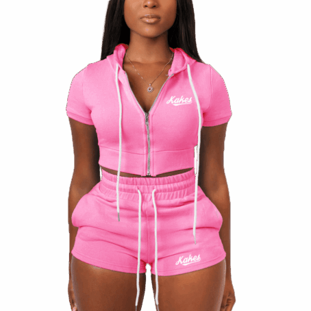 Kakes Two Piece Sport Joggers ( Pink )