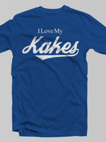I Love My Kakes Blue