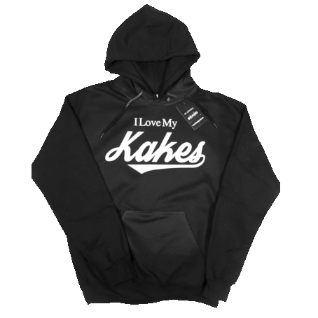 I Love My Kakes Hoodie Black / White Letters