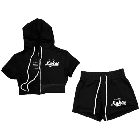 Kakes Two Piece Sport Jogger Black