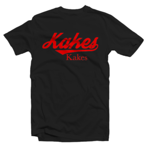 Kakes Tee Black / Red letters