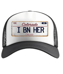 I BN Her Black/White CO. Trucker Hat