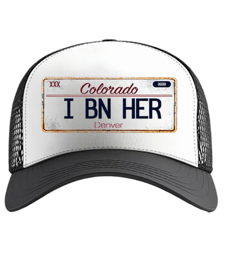 I BN Her Black/White CO. Trucker Hat