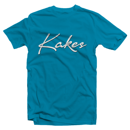 Kakes Designer Tee Ocean Blue